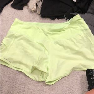 Lulu lemon shorts bright green